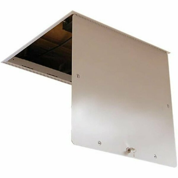 Linhdor ALUMINUM SUSPENDED / DROP CEILING T-BAR ACCESS PANEL W/ KEYED CYLINDER LOCK 24X24 LWCT5902424
